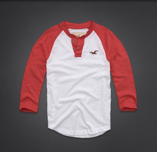 Hollister Hombres Ponte de pie de cuello Largo Remera HCO3846 Hollister Hombres Ponte de pie de cuello Largo Remera HCO3846